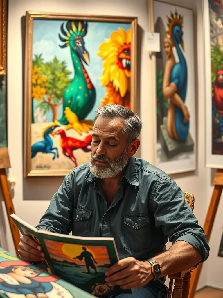 A Deep Exploration Case Study of the Interweaving of Art and Family Emotions