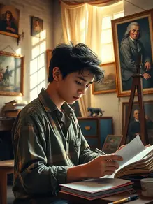 Artists view history with a unique perspective on saving money.