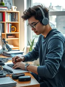 Technology products enhance a new experience of comfortable home living.