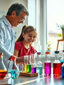 Parents and children explore new ways of experimenting with the wisdom of the elderly together.