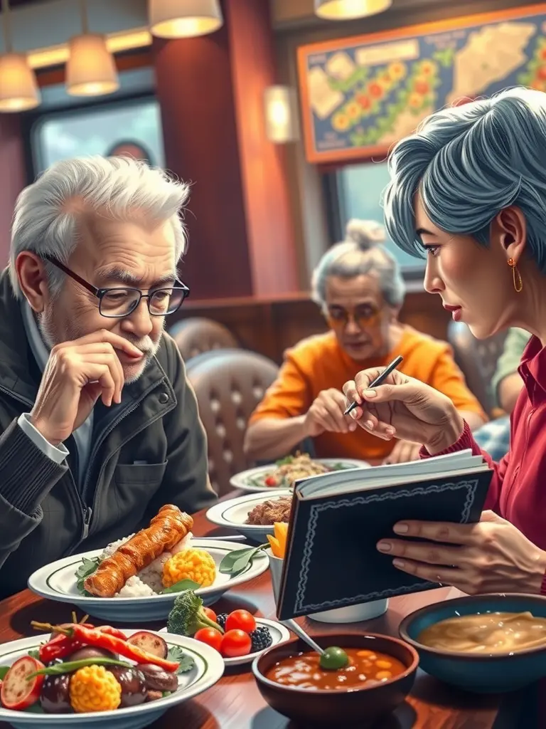 The Heartwarming Culinary Legends on the Silver-haired Dining Table