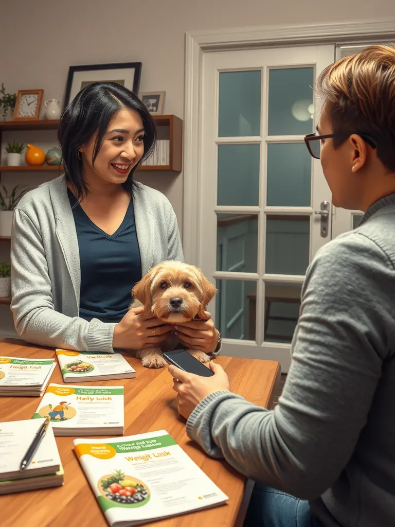 The innovative method of involving pets in weight loss journeys becomes a topic of discussion.