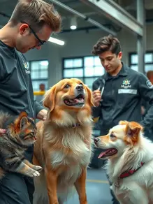 Smart pet new technology creates a future interactive lifestyle.