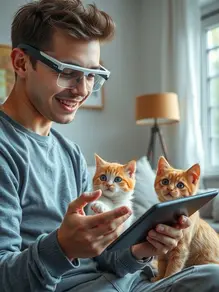 Smart devices create a new interactive experience for pets.