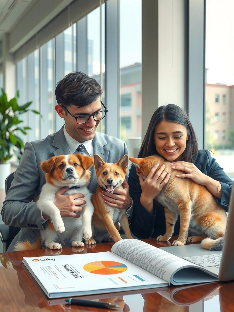 The companionship of萌獸 has sparked new business opportunities in the workplace, upgrading stress management.